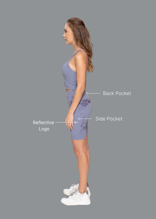 Nylon Women Tie-Dye Active Tights