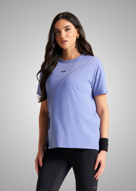 Nylon Diagonal Move Tee