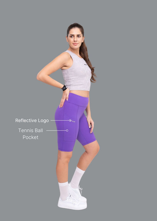 Nylon Women Double Delight Pocket Tights