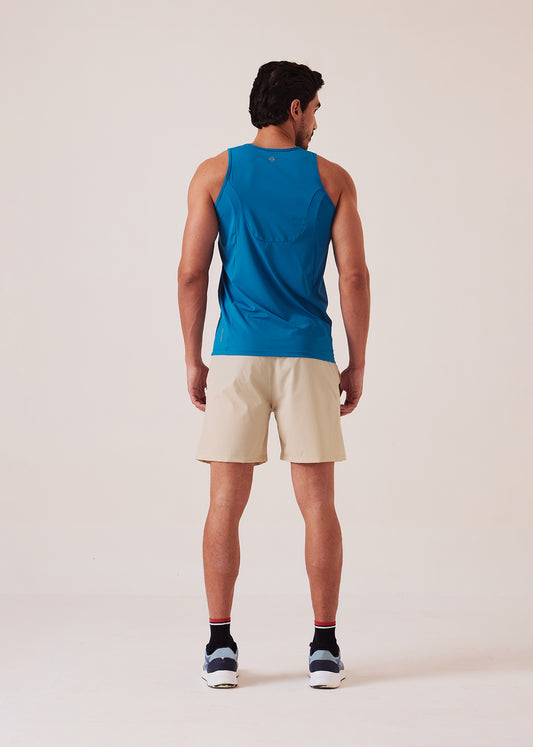 Mens Gym Tank Top - Teal - S