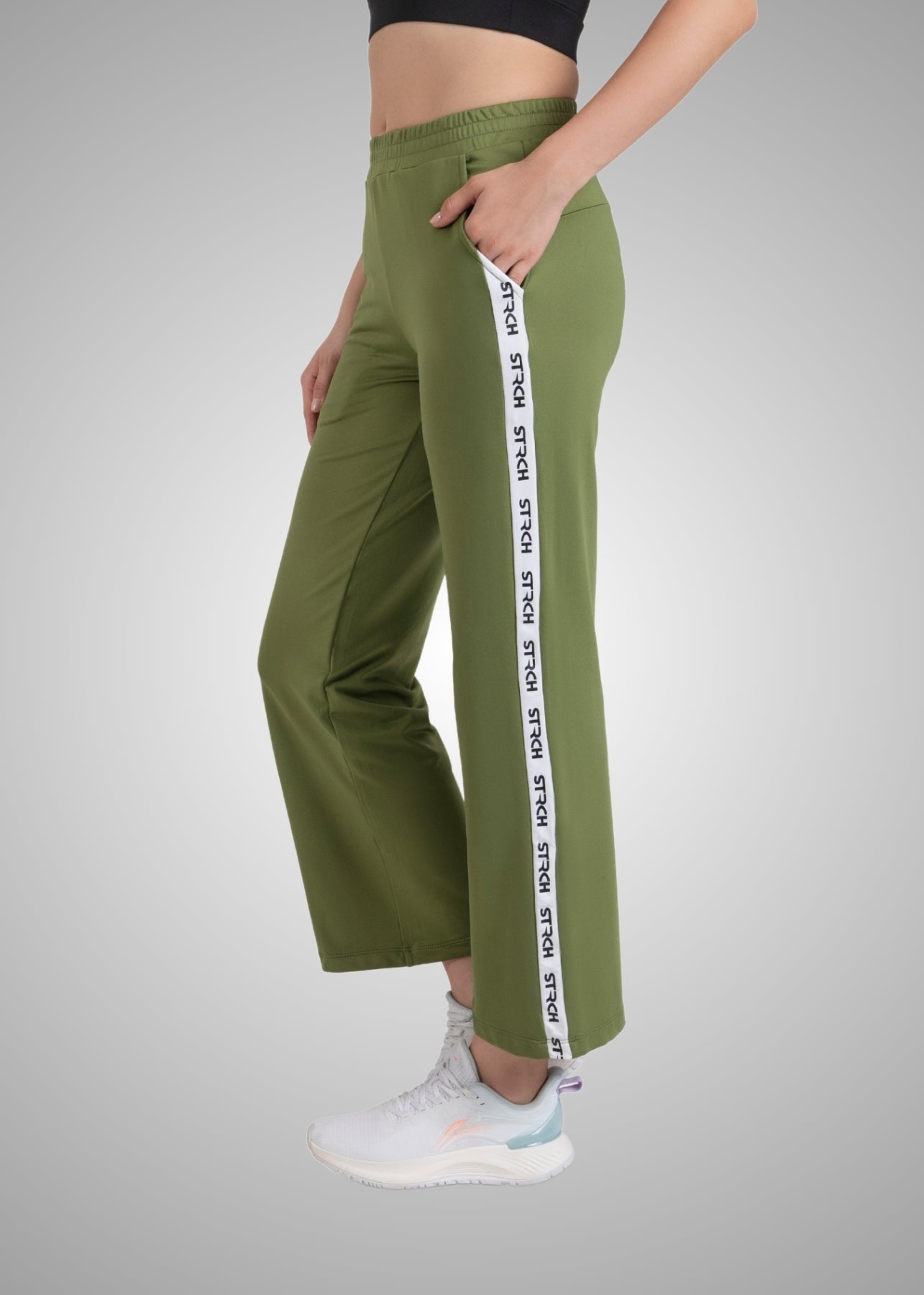 Track Pants Pants With Pockets On The Side Womens Women High Split