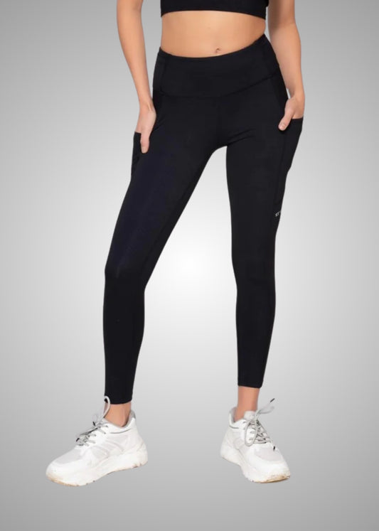 Nylon Women Emboss Active Leggings