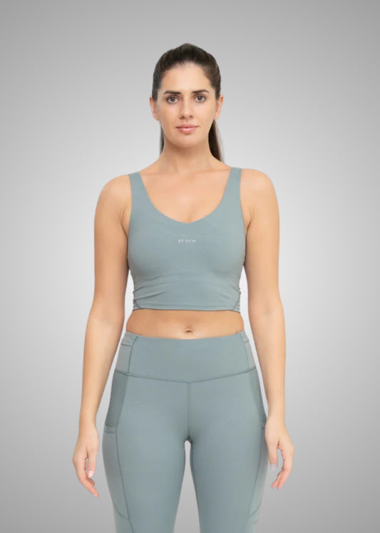 Nylon Women Emboss Elite sports bra