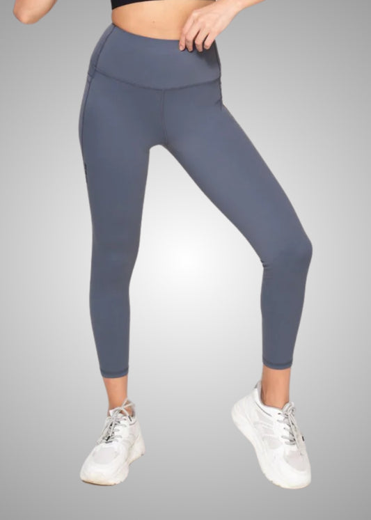 Nylon Women Bonded Waistband Leggings