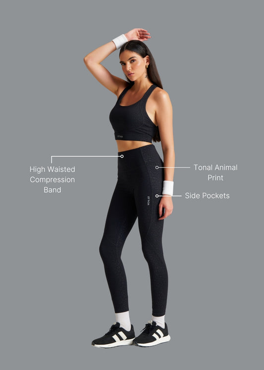 Shadow Leopard Print Leggings