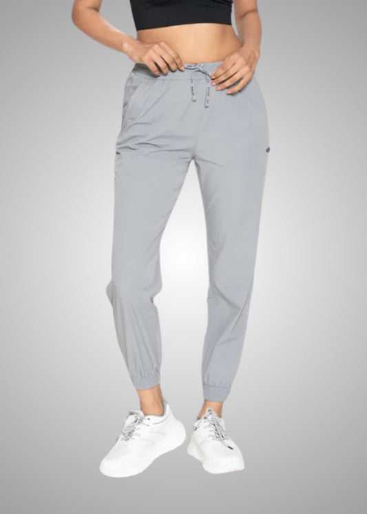 Nylon Women Sleek Zip Pants