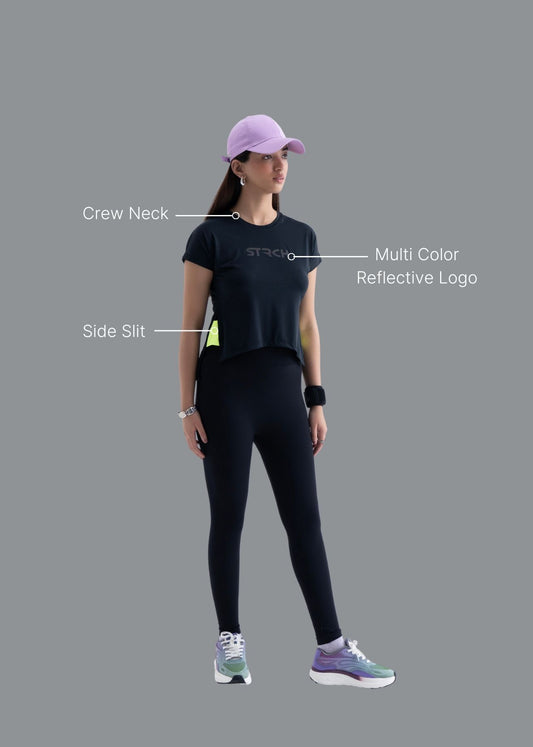 Nylon Women's Wave Crop Top