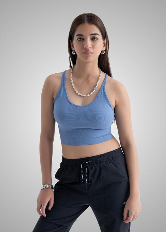 Open Back Seamless Bra Top