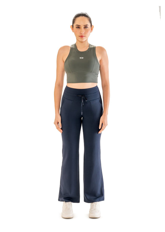 Nylon Power Flare Pants