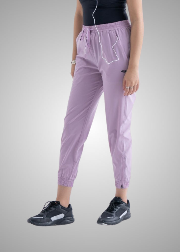 STRCH Nylon Women Sleek Zip Pants - Lavender STRCH Nylon Women Sleek Zip Pants - Lavender