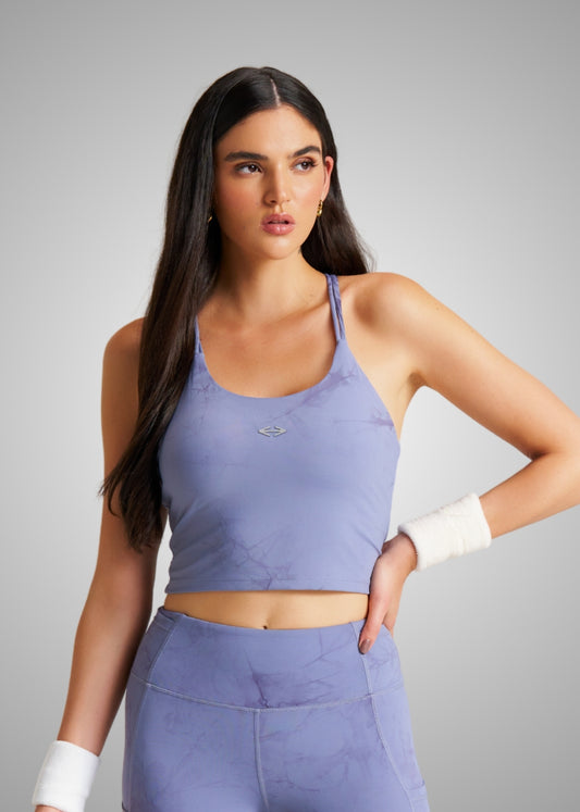 Nylon Tie-Dye Cricross Sports Bra