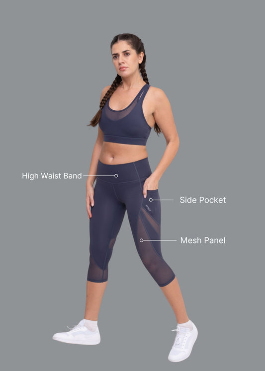 Nylon Women Flow Fit Capri