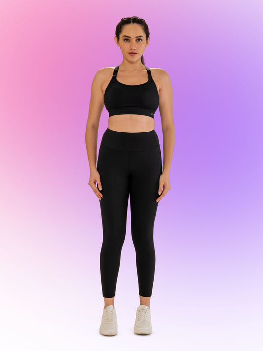 Nylon Shape Rise Leggings