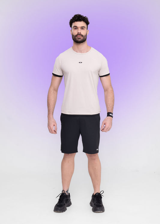 Nylon Men's Performance Crew Round Neck Tee