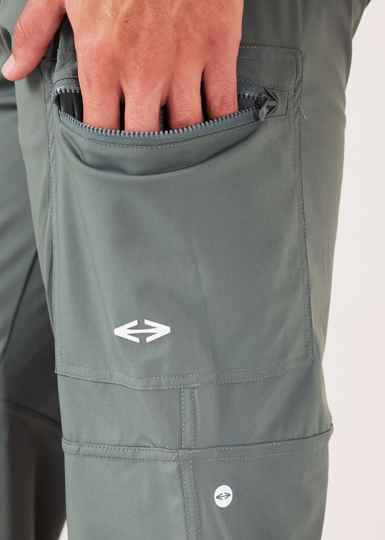 Mens Cargo Gym Joggers - Green