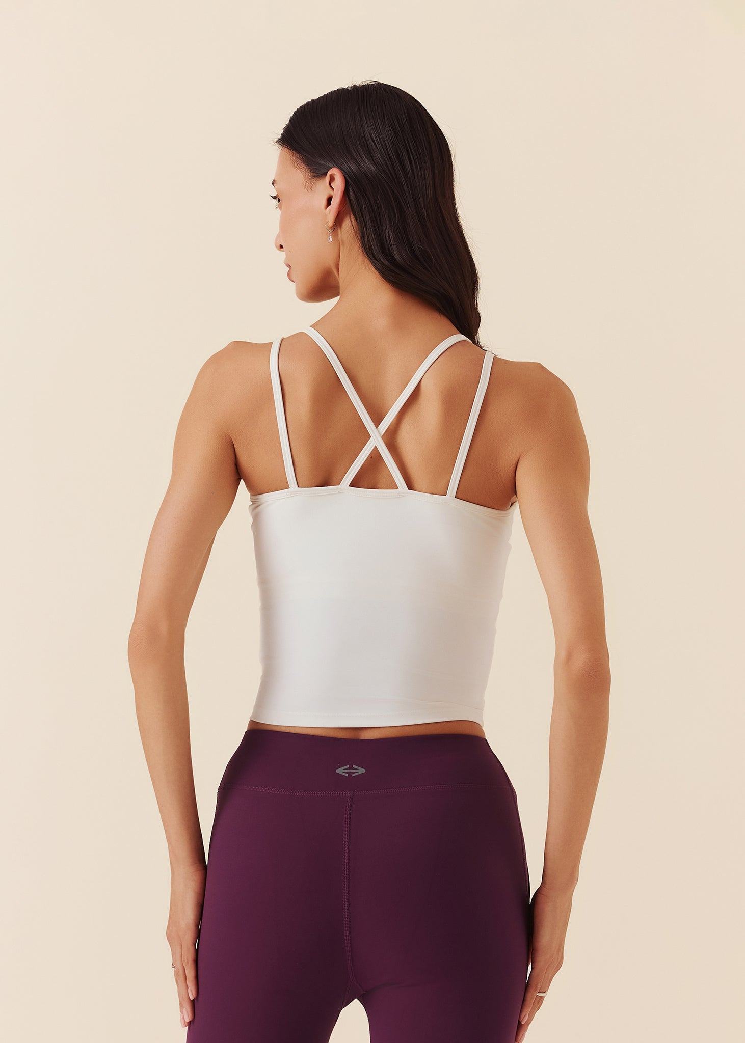 Womens Gym Flare Pants - Maroon