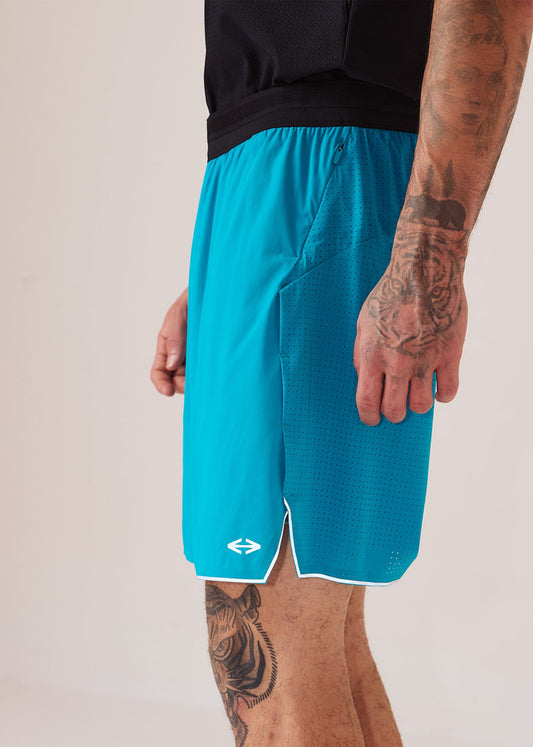 Mens Split Hem Gym Shorts