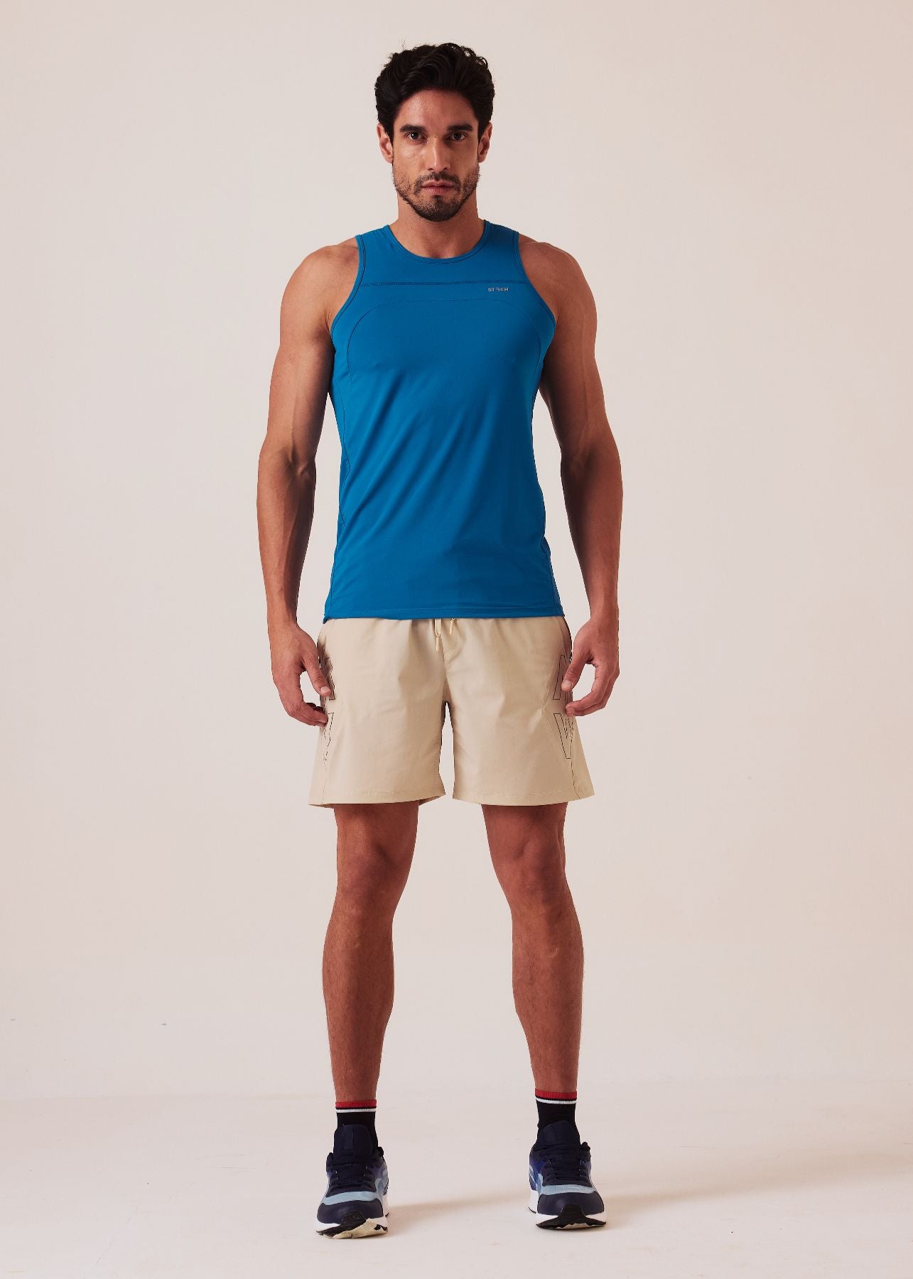 Mens Regular Fit Gym Shorts - Fawn