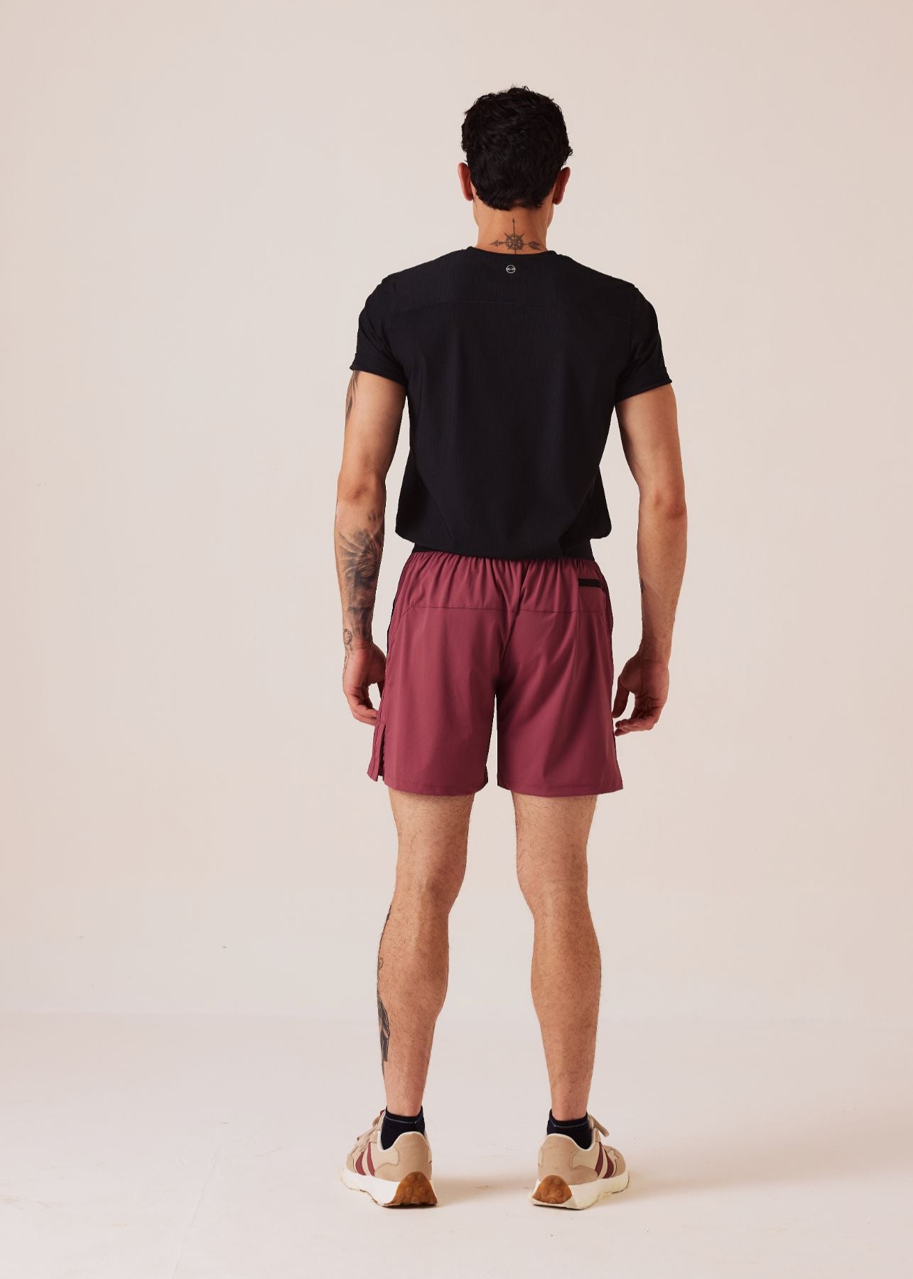 Mens Athletic Shorts - Mulberry