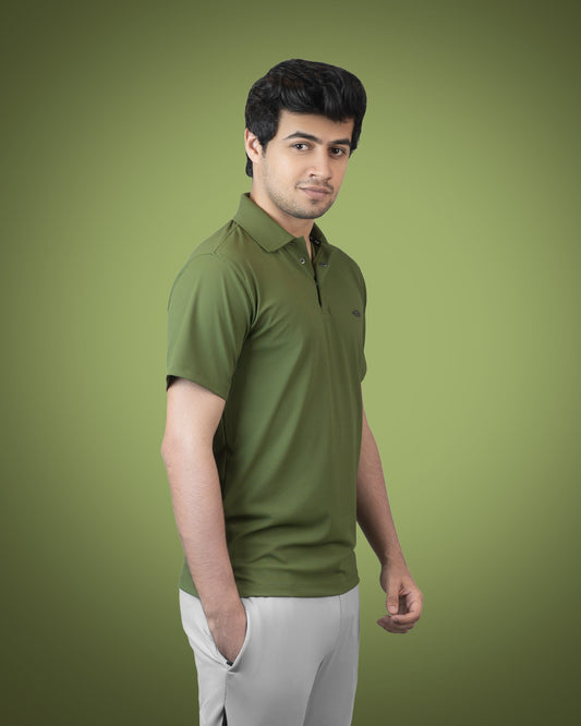 Nylon Men's SnapFit Polo