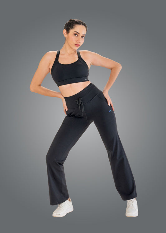 Nylon Power Flare Pants