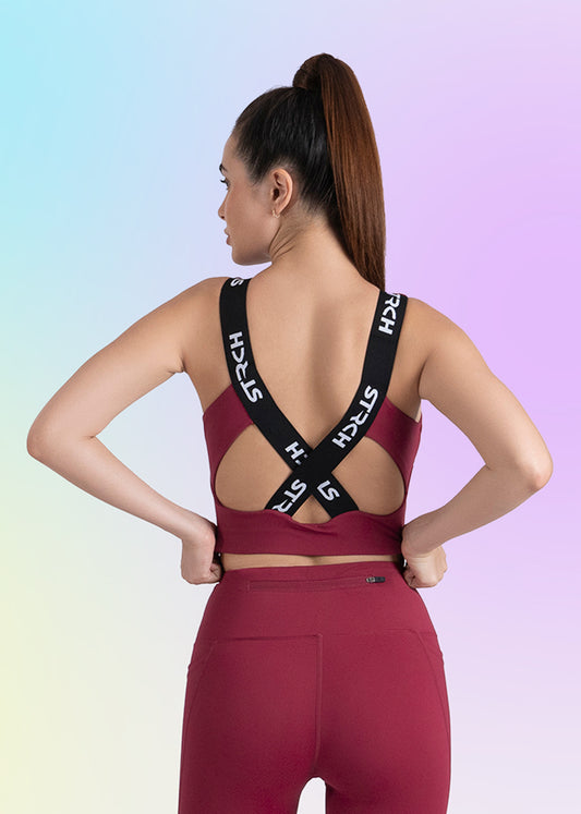 Women's Cross Back Sports Bra